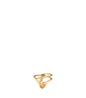 Eroz Fine Ring - 24 carat gold gilded