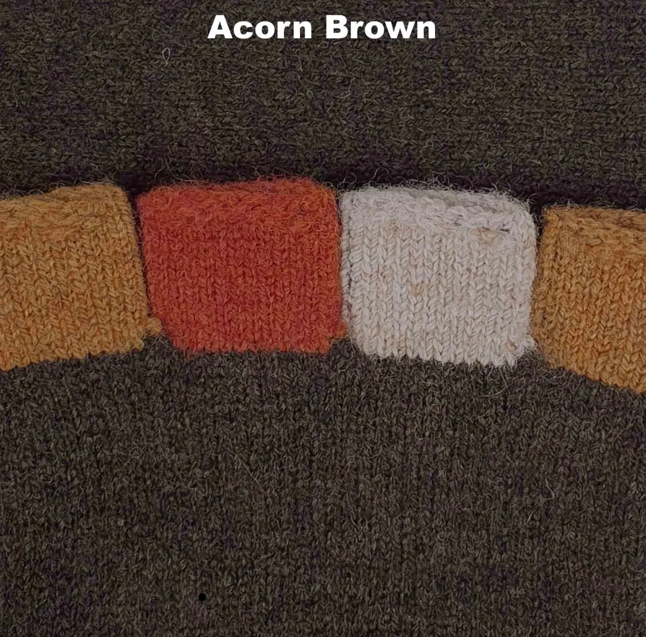 Fabulous Fagins - Fingerless Gloves - Lambswool - Acorn Brown