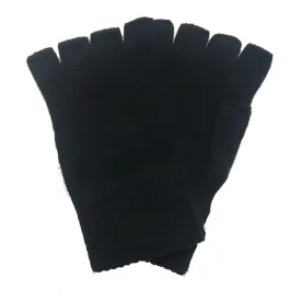 Fagins - Fingerless Gloves - Lambswool - Black