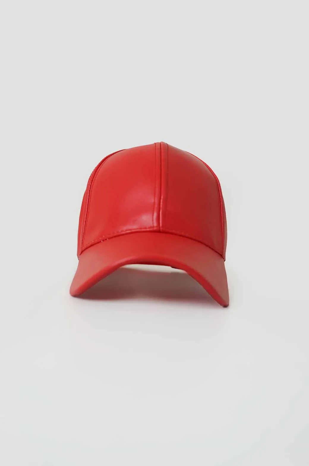 FAUX LEATHER CAP