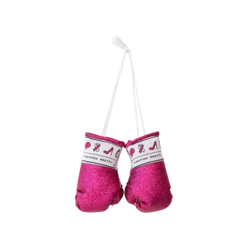 Fighting Pretty Mini Boxing Gloves - Sparkly Pink