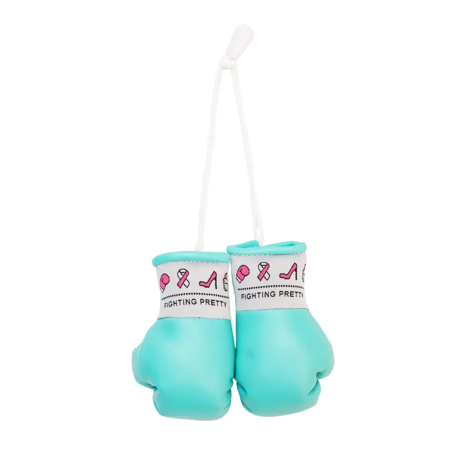 Fighting Pretty Mini Boxing Gloves - Teal