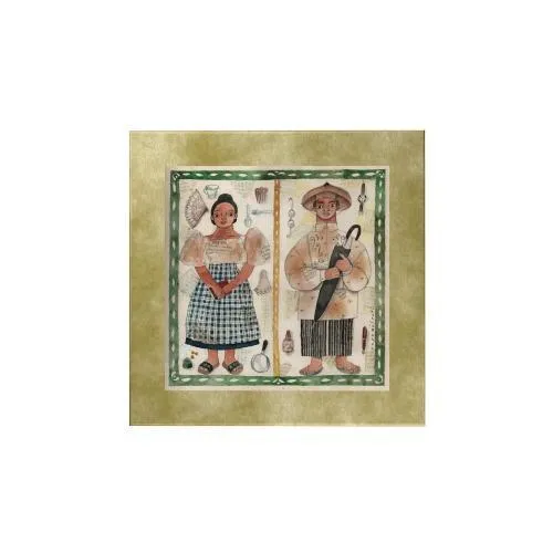 Filipiniana Couple Personalized Magnet