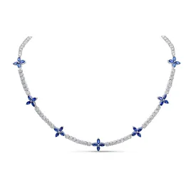 Flo Necklace (Sapphire 16")