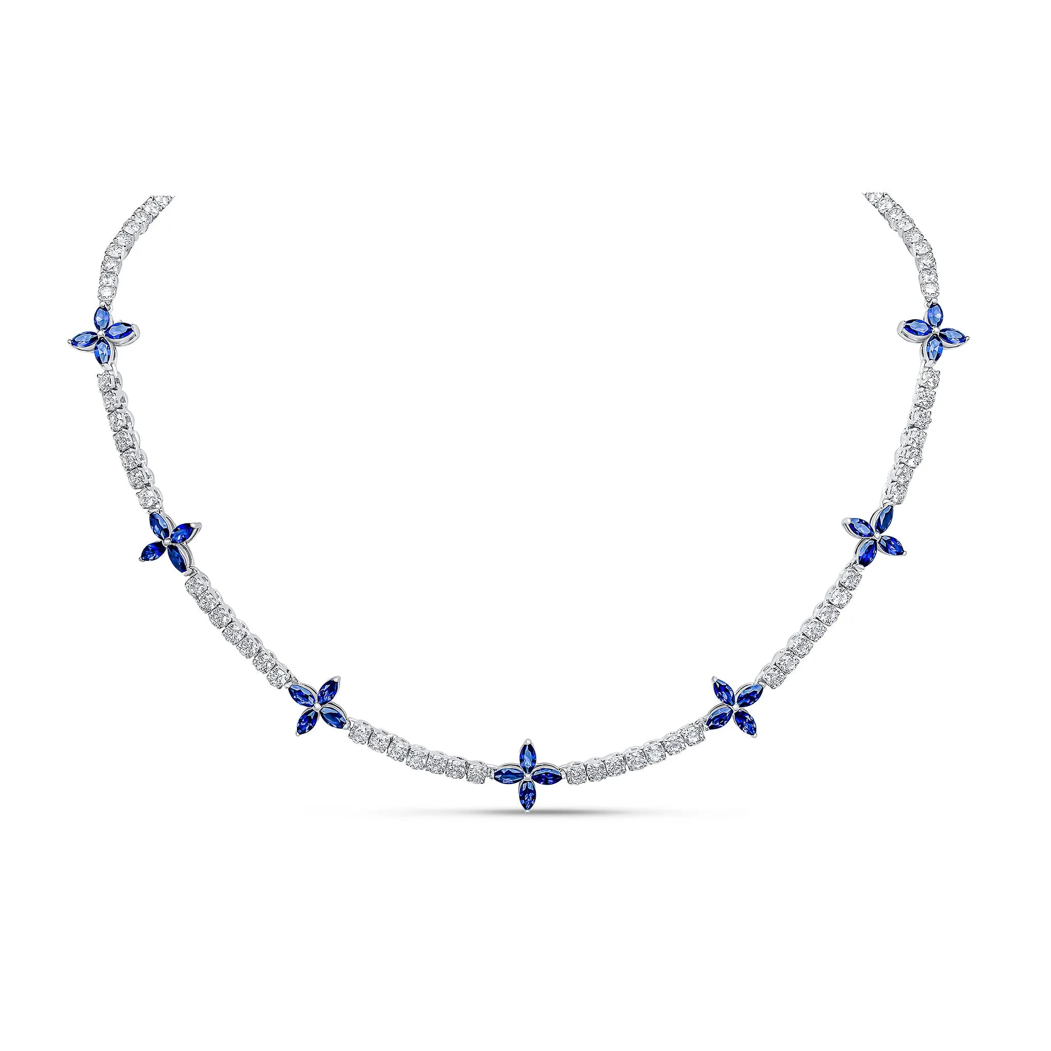 Flo Necklace (Sapphire 16")