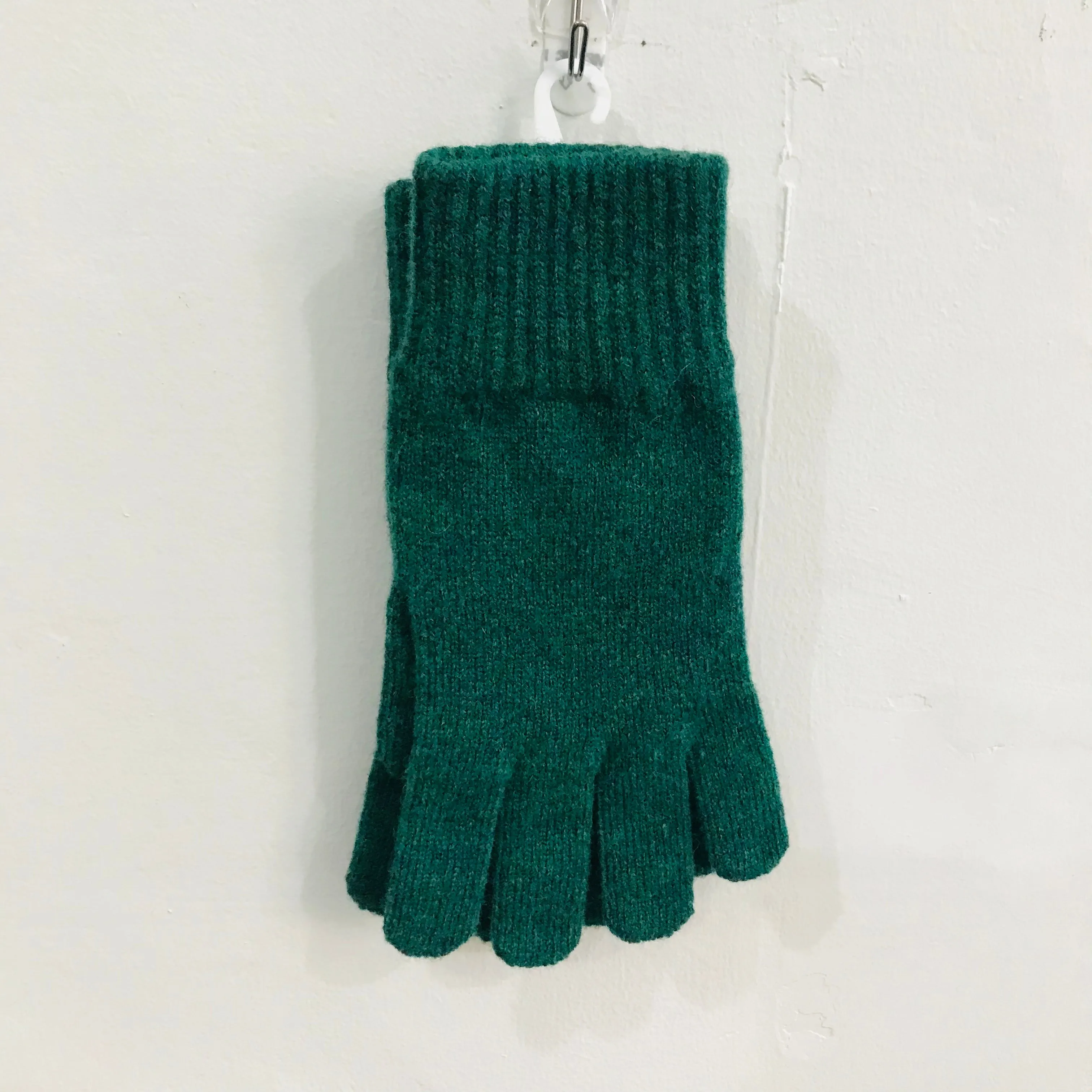 Full Finger Gloves - Lambswool - Cossack Green