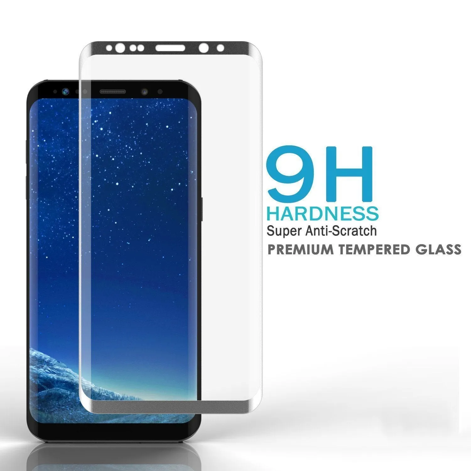 Galaxy S10  Silver Punkcase Glass SHIELD Tempered Glass Screen Protector 0.33mm Thick 9H Glass