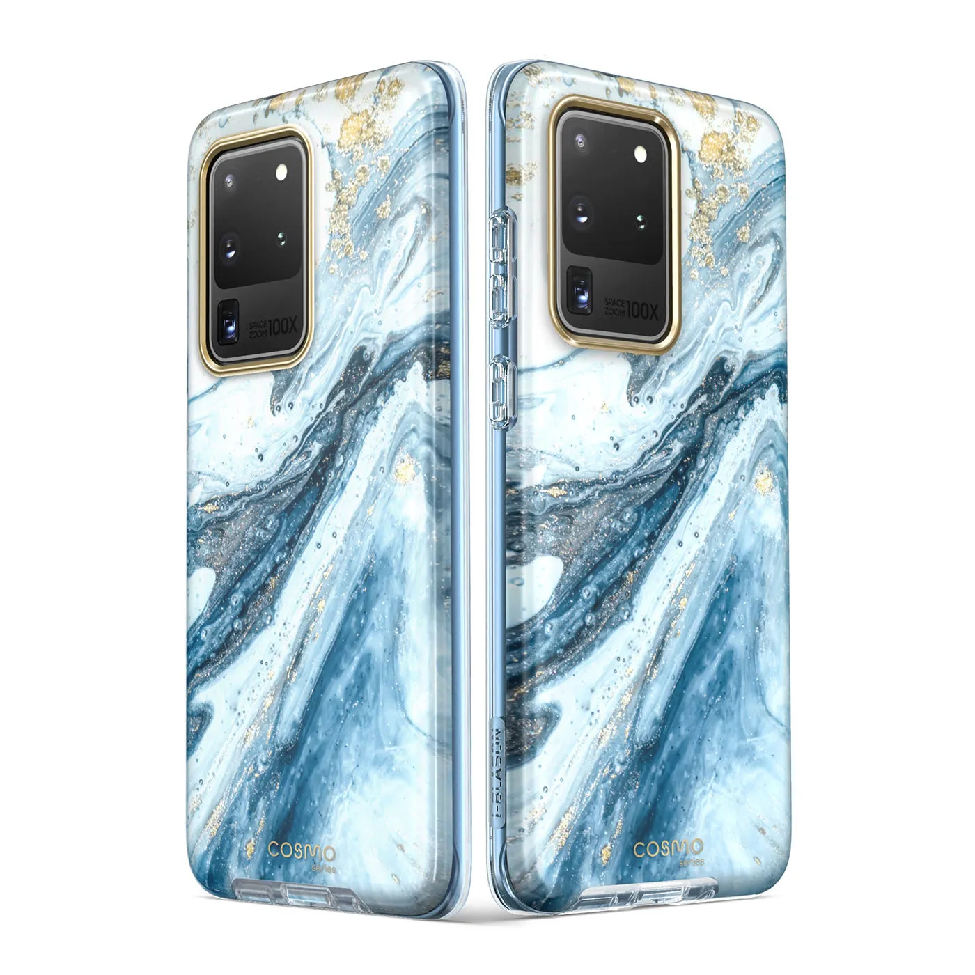 Galaxy S20 Ultra Cosmo Case - Marble Blue