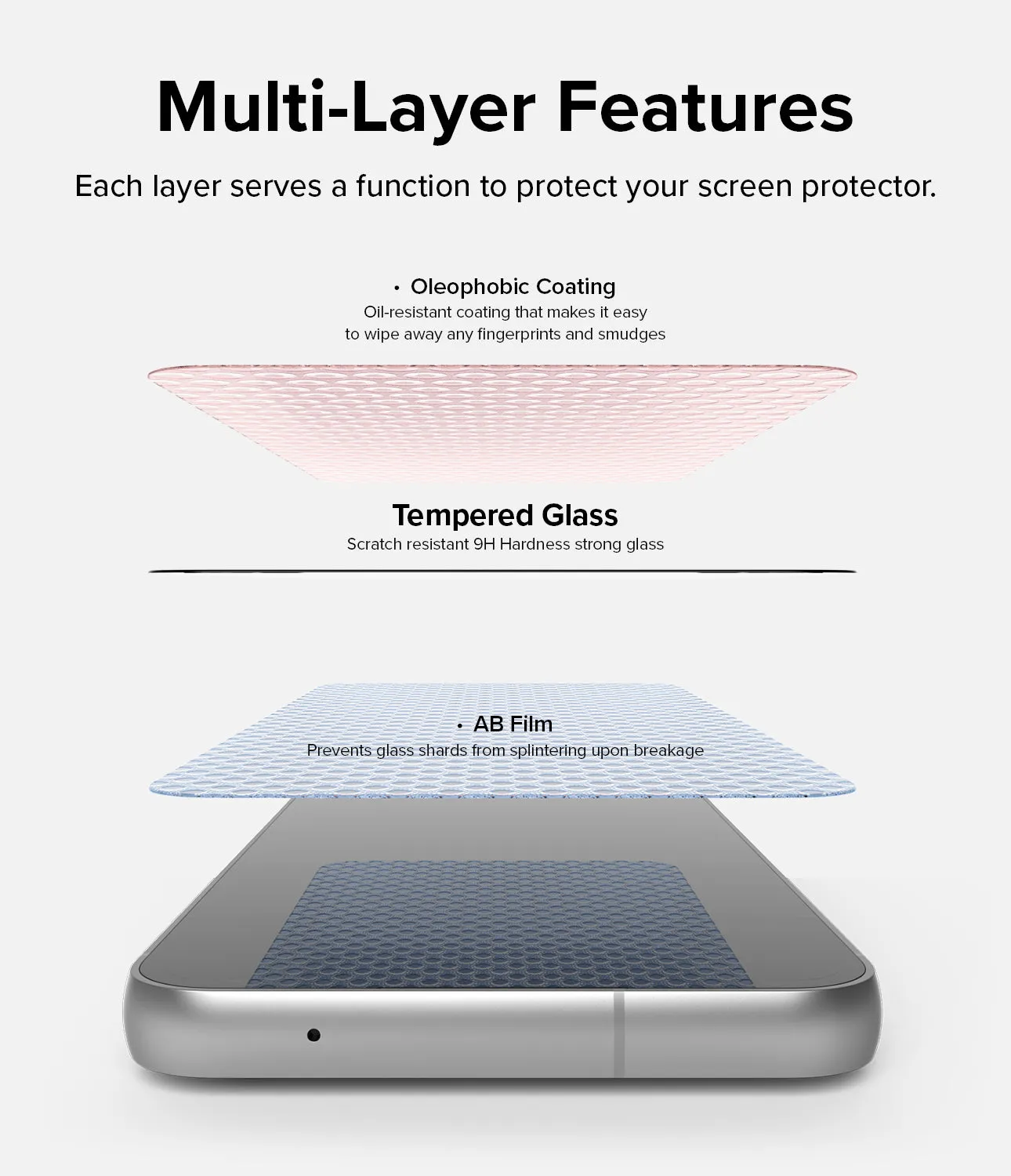 Galaxy S23 FE Screen Protector | Full Cover Glass