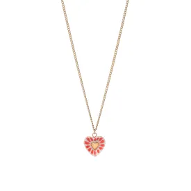 Gold Heart in Heart Necklace