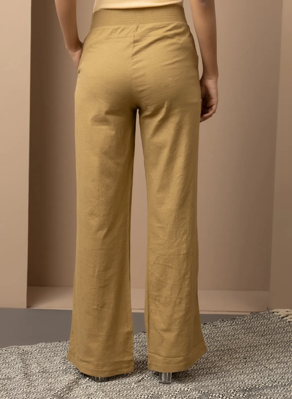 Golden Long Plan Pant