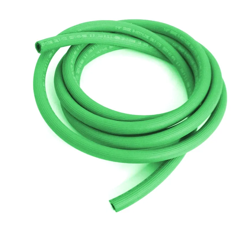 Green Oxygen Hose, Grade R, 1/4" I.D.