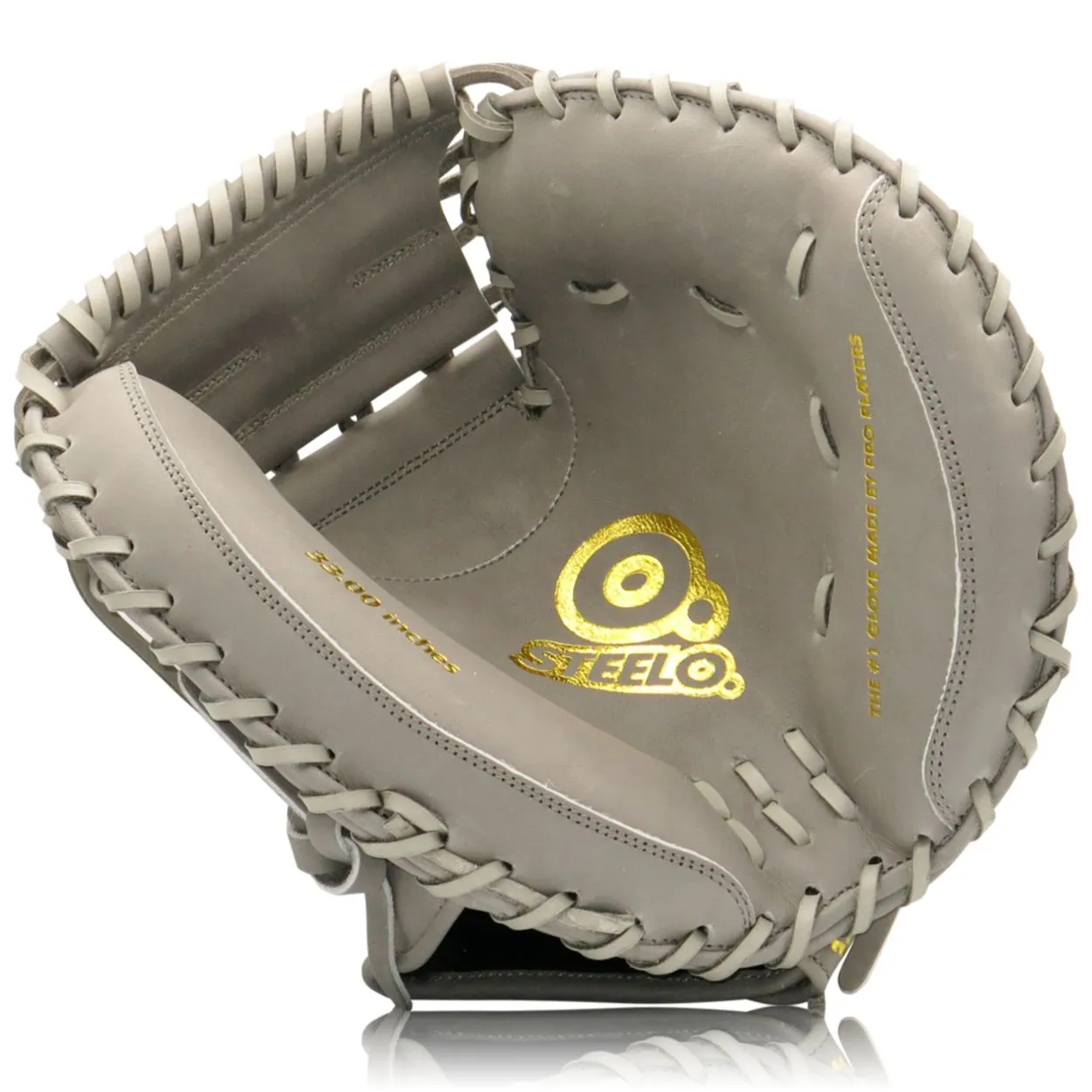 Grey 'Hype 1' PRO HYDE™ Series Catcher's Mitt - 33.00 Inch RHT