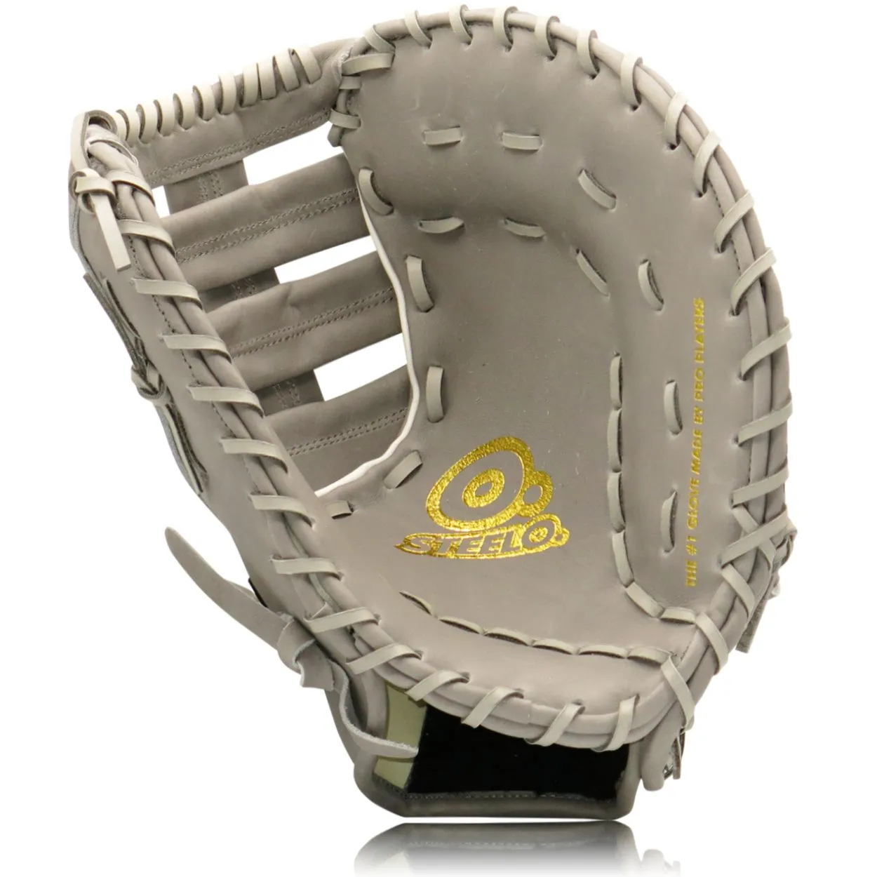 Grey 'Hype 1' PRO HYDE™ Series First Baseman's Mitt - 12.50 Inch RHT