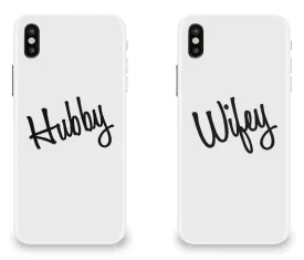 Hubby & Wifey - Couple Matching Phone Cases