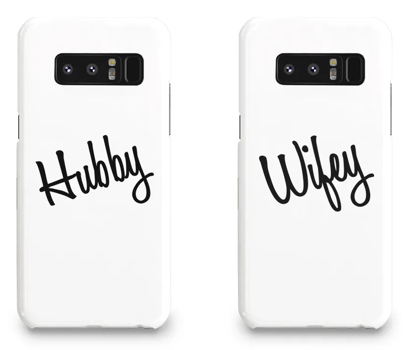 Hubby & Wifey - Couple Matching Phone Cases