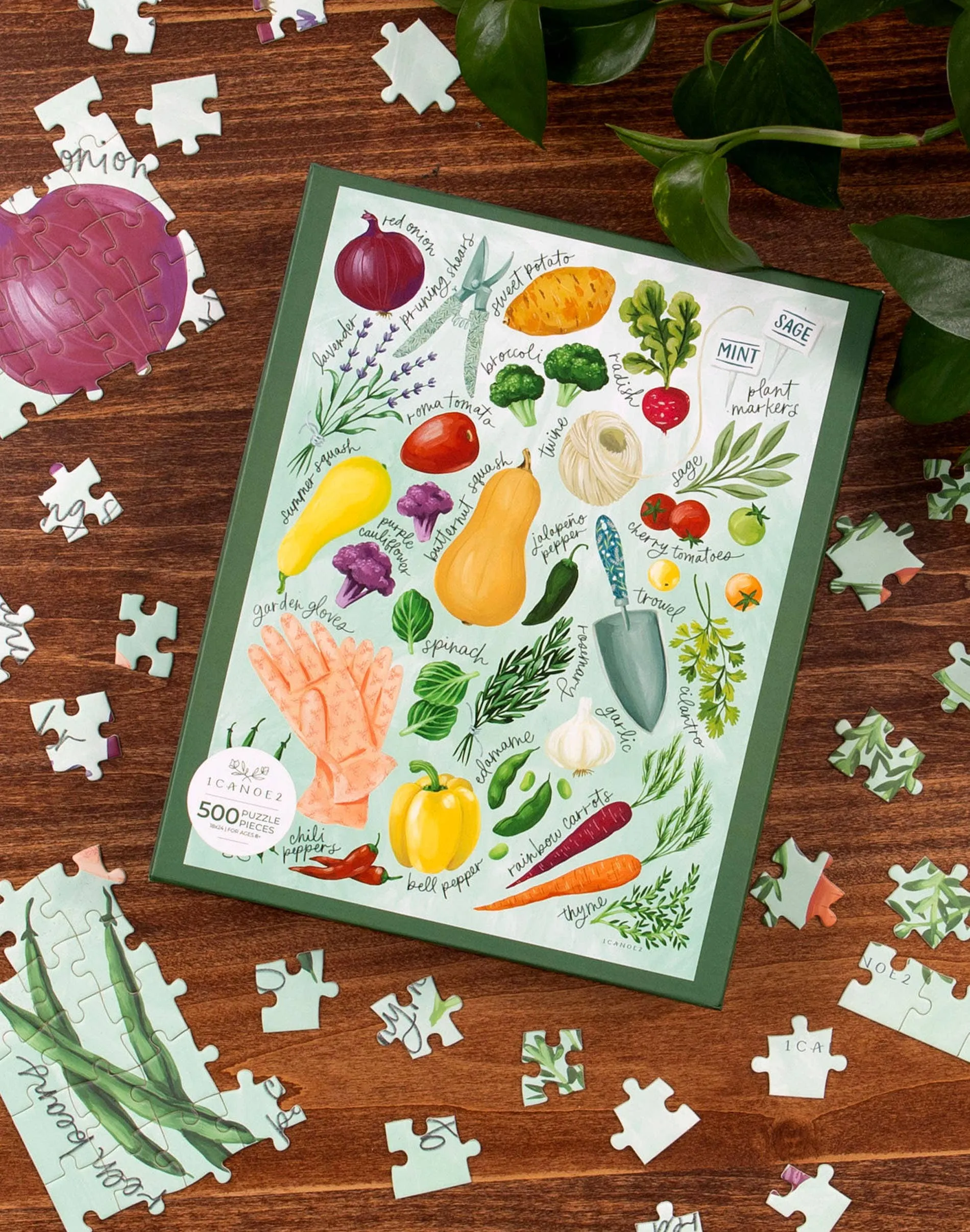 In The Garden 500 Piece Jigsaw Puzzle