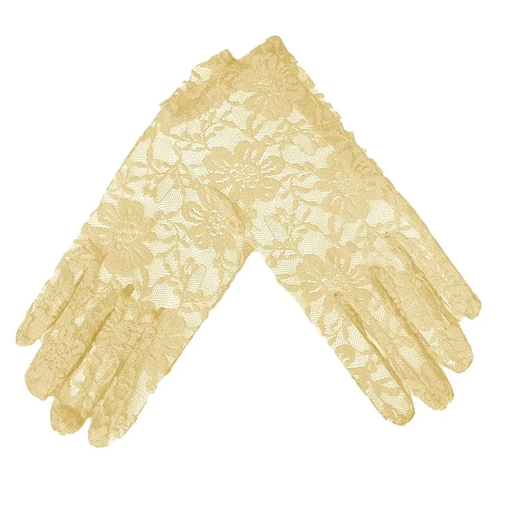 Instant Shipping! Bridal Mesh Gloves