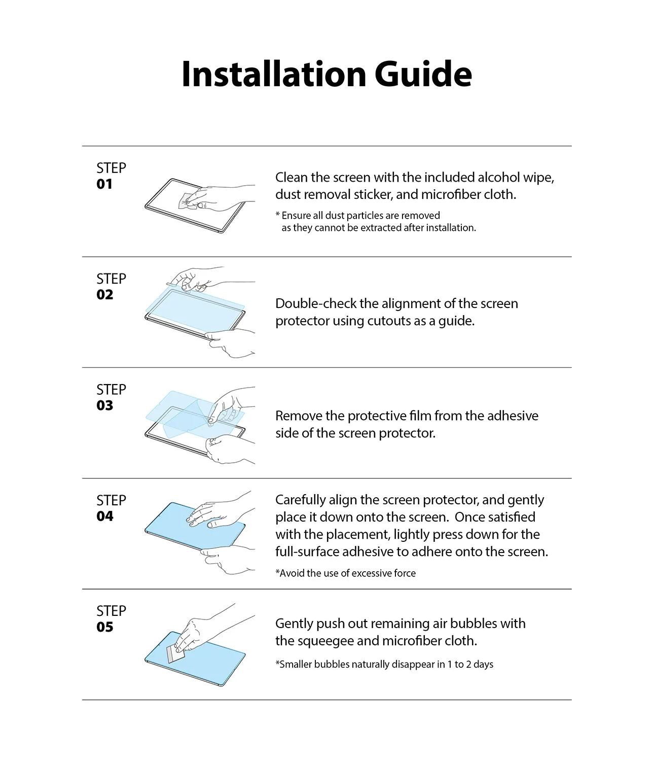 iPad Air (10.9") / iPad Pro (11") Screen Protector | Invisible Defender Glass