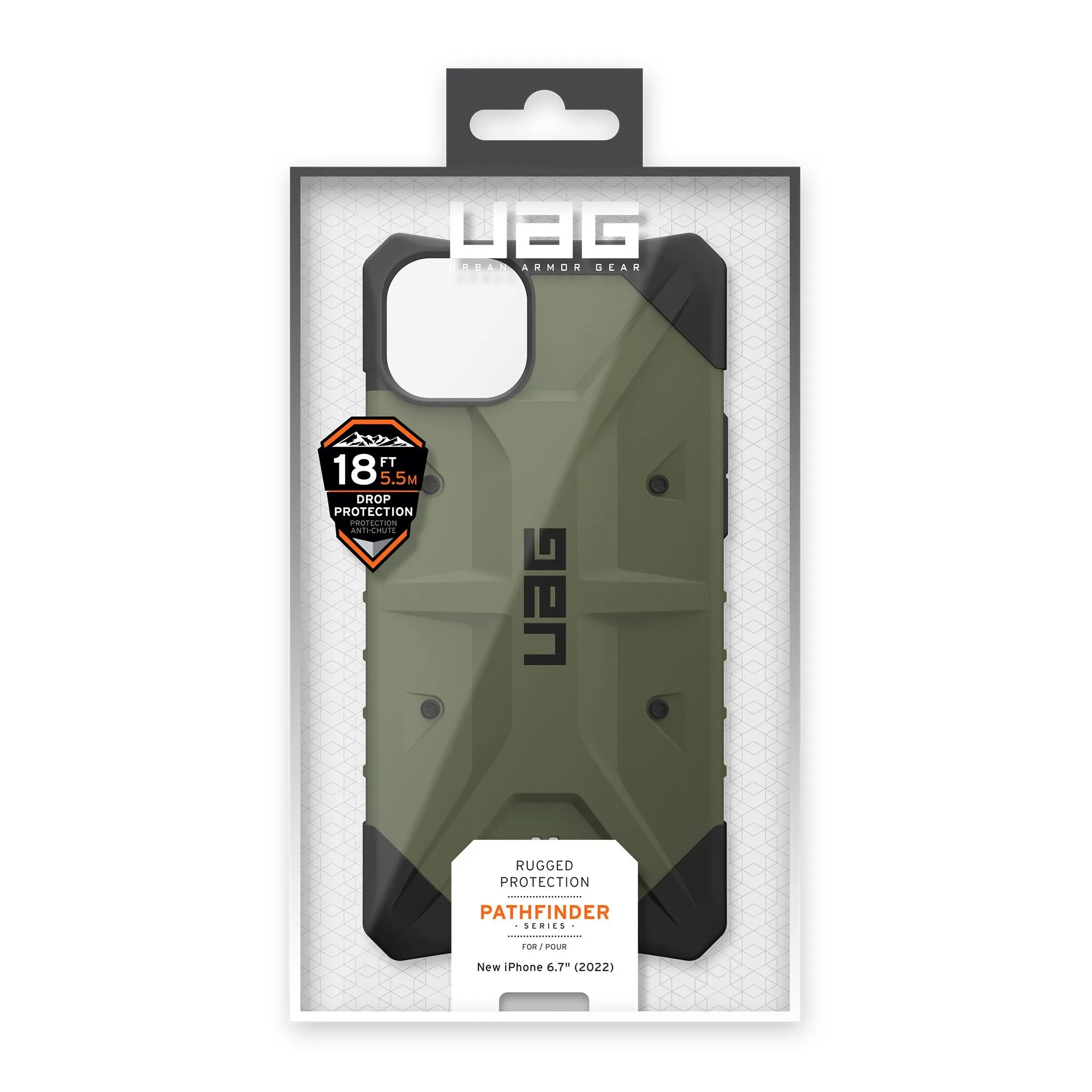 iPhone 14 Plus UAG Pathfinder Case - Olive - 15-10169