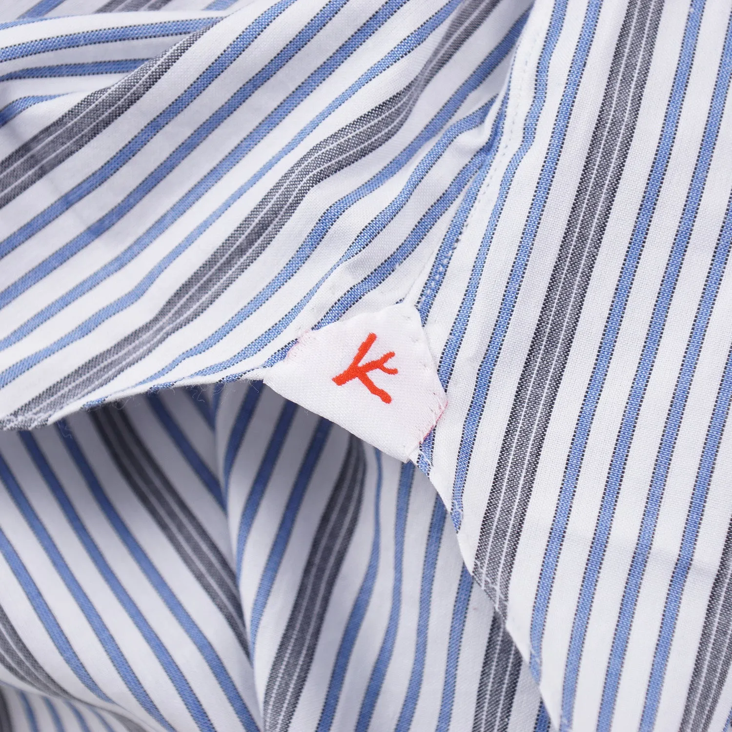 Isaia 'Italia Fit' Striped Cotton Dress Shirt