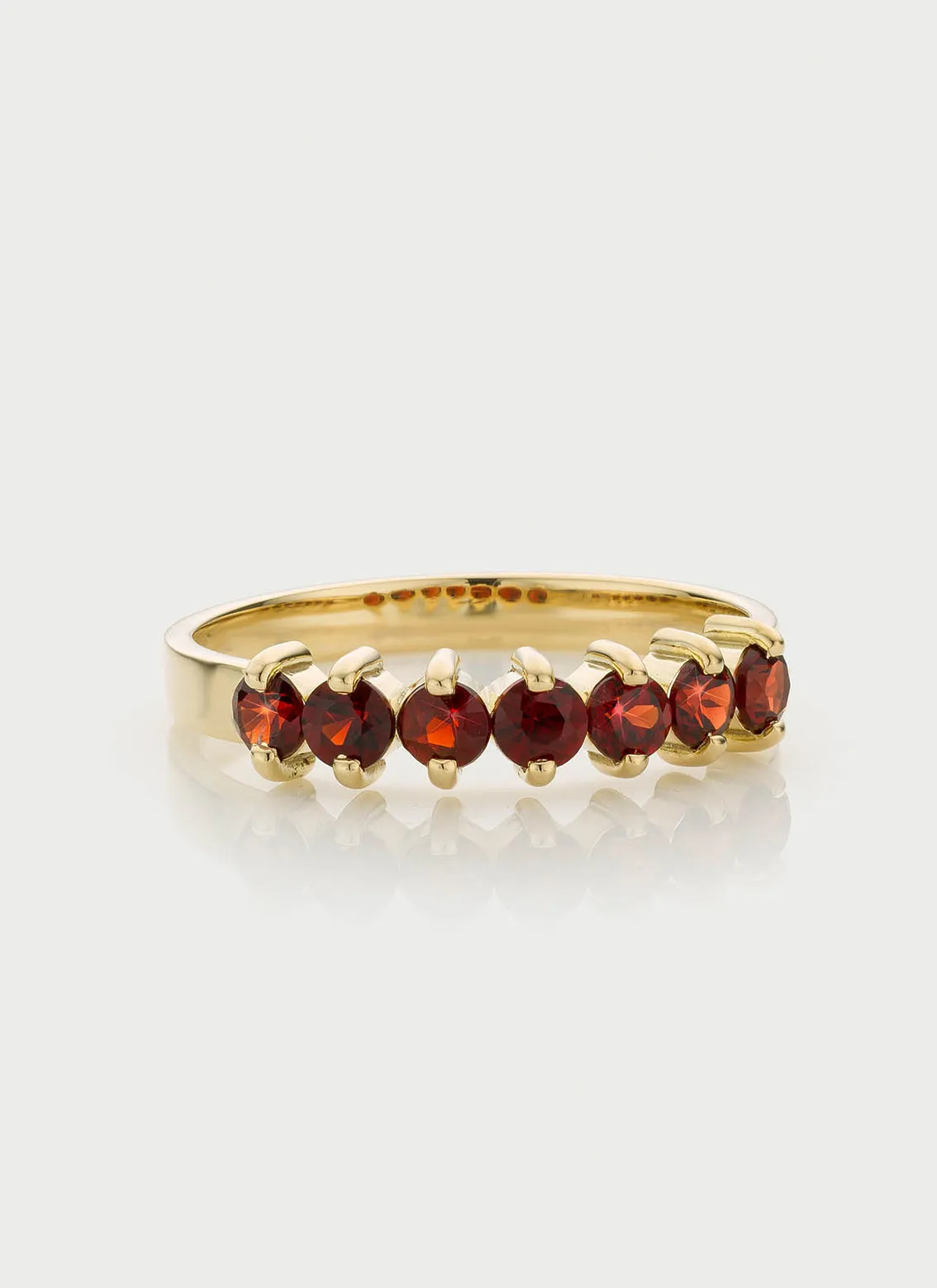 James garnet ring 14k gold