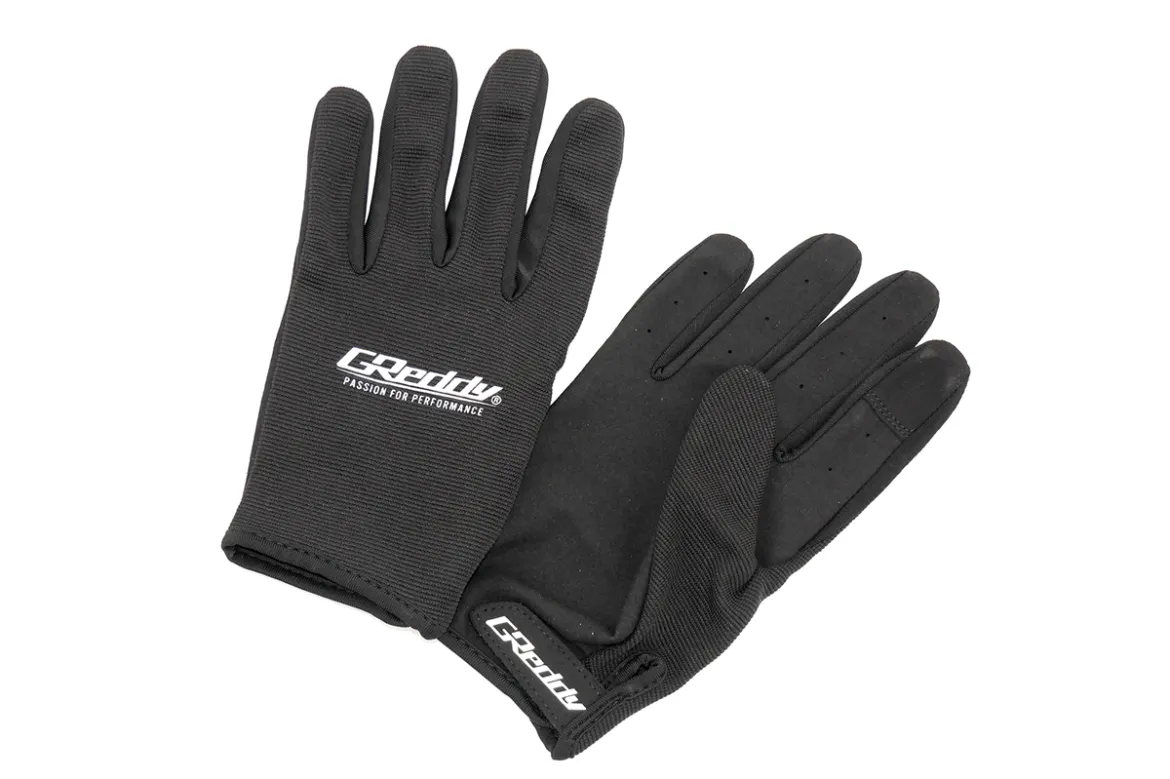 JDM GReddy "Passion for Performance" Mechanic's Gloves - Black - NEW Color way