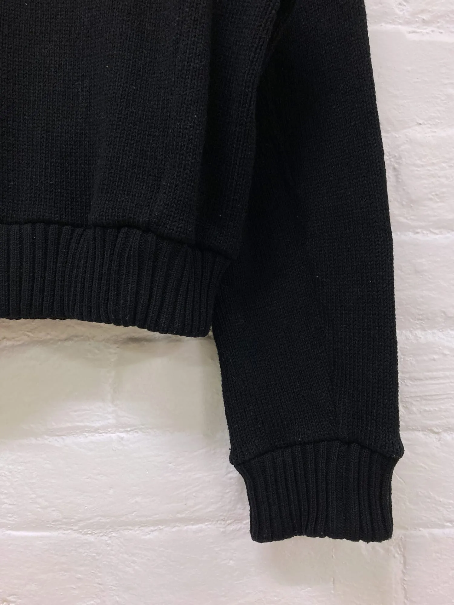 Junya Watanabe Comme des Garcons AW1996 black wool knit jacket