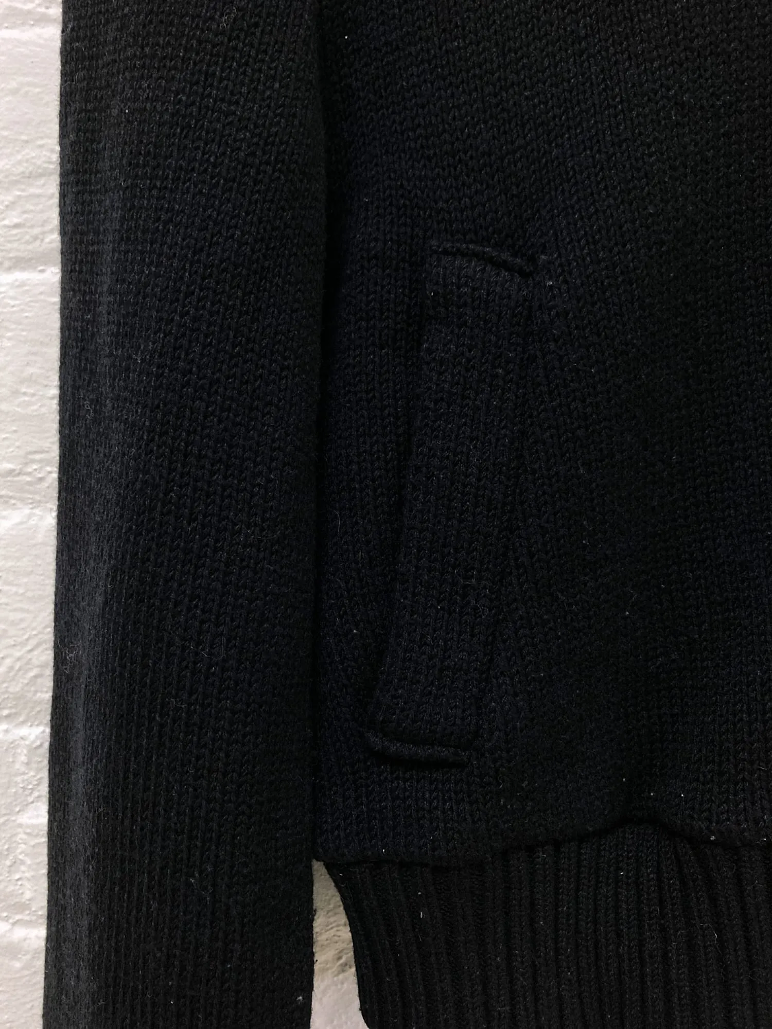 Junya Watanabe Comme des Garcons AW1996 black wool knit jacket