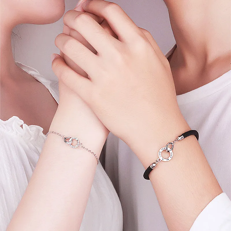 Keep Me in Your Heart Couple Bracelets