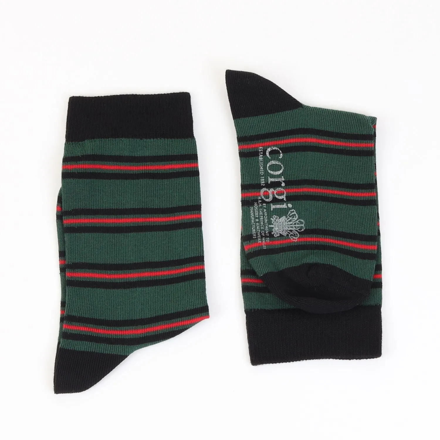 Kids Royal Gurkha Rifles Regimental Striped Cotton Socks