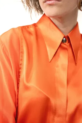 LOCK corail - silk shirt