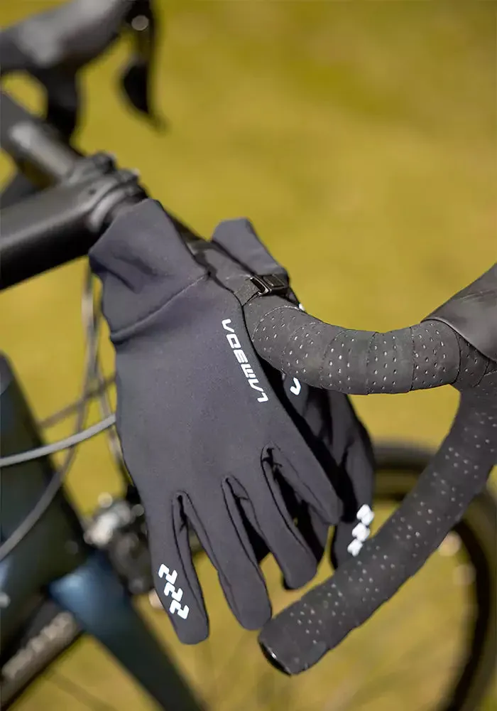 Long Finger Cycling Fleeced Gloves Touch Screen