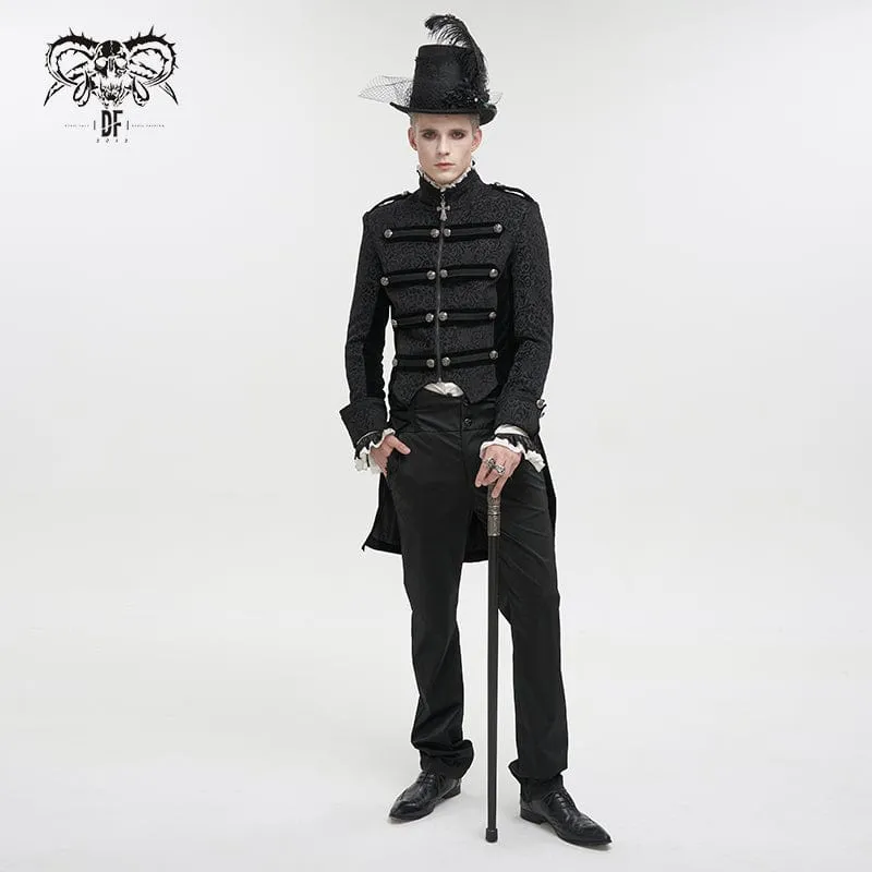 Men's Gothic Strappy High-waisted Pants