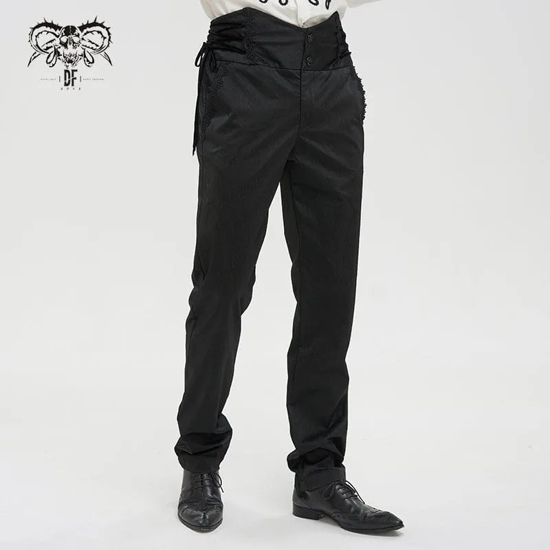 Men's Gothic Strappy High-waisted Pants