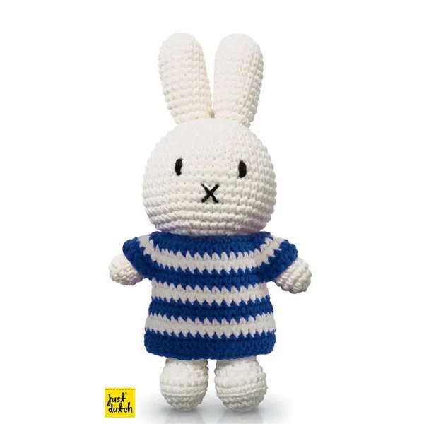 Miffy Handmade Crochet and her blue striped dress