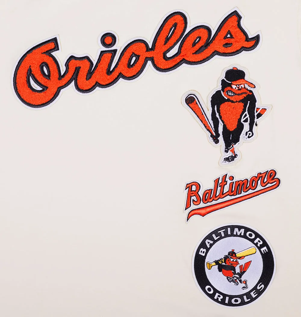 MLB BALTIMORE ORIOLES RETRO CLASSIC MEN'S STRIPED TOP (EGGSHELL/ BLACK)