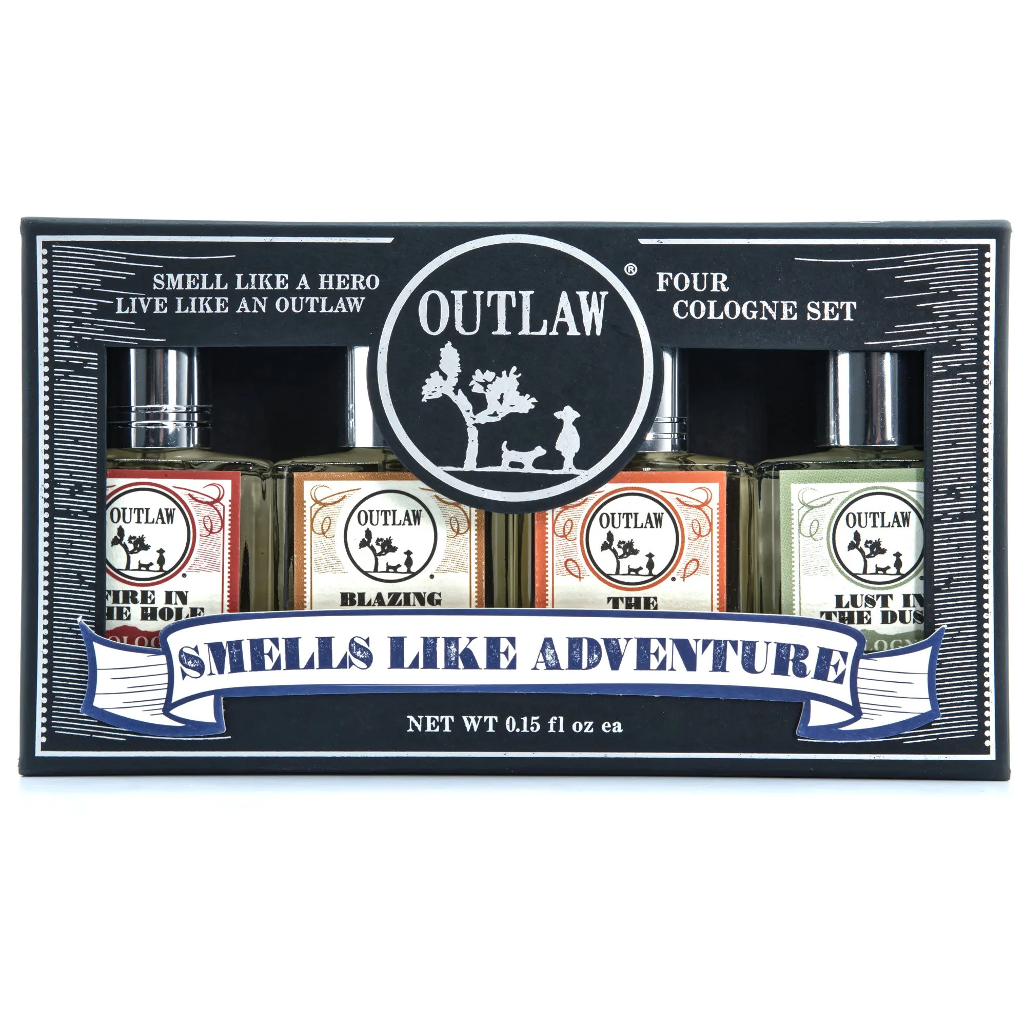 Outlaw Sample Cologne Set - A boxed set of 4 colognes to try