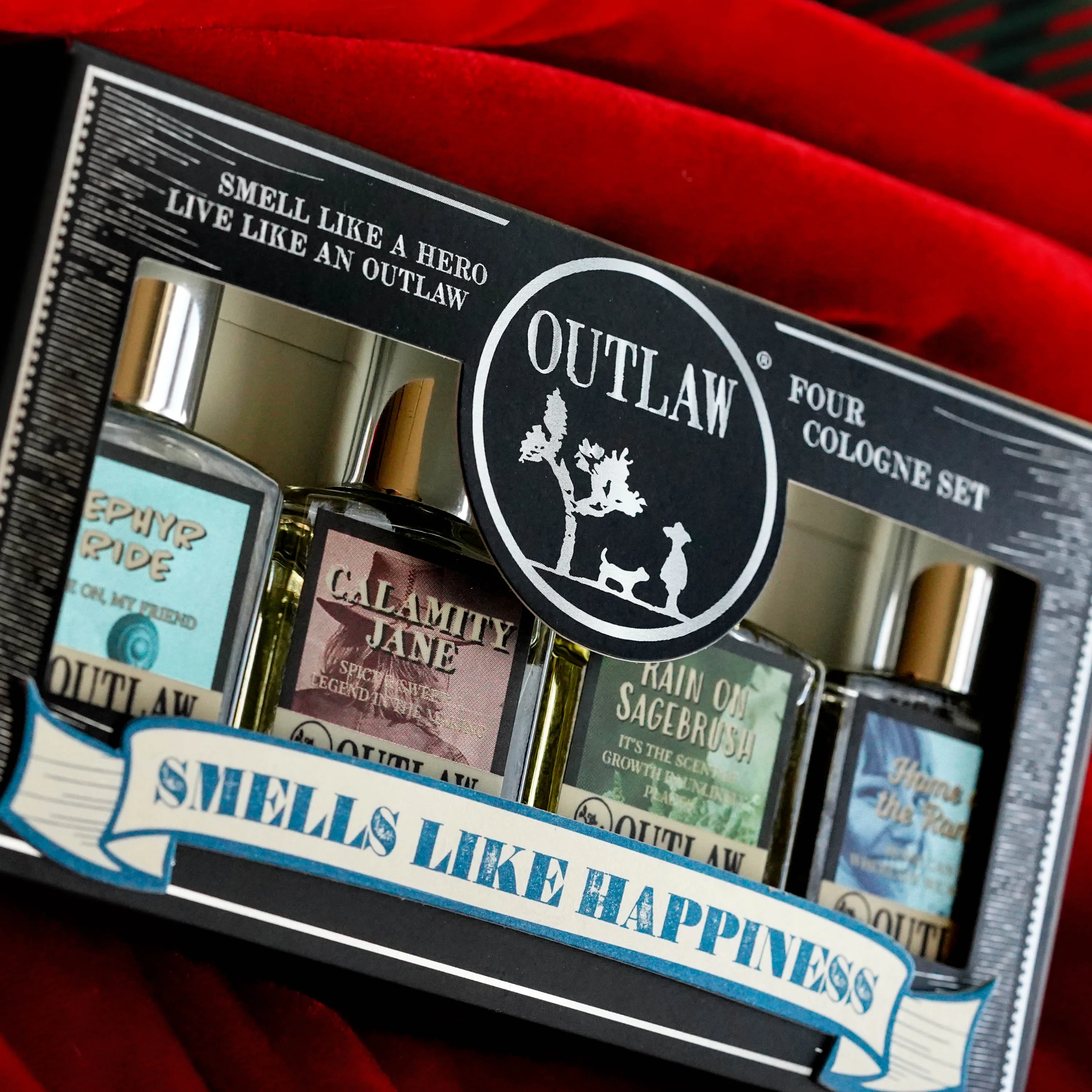 Outlaw Sample Cologne Set - A boxed set of 4 colognes to try