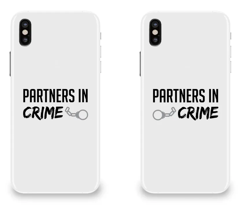 Partners in Crime - Couple Matching Phone Cases