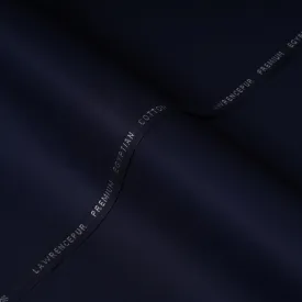 Plain Navy Blue, Premium Egyptian Cotton Shalwar Kameez Fabric