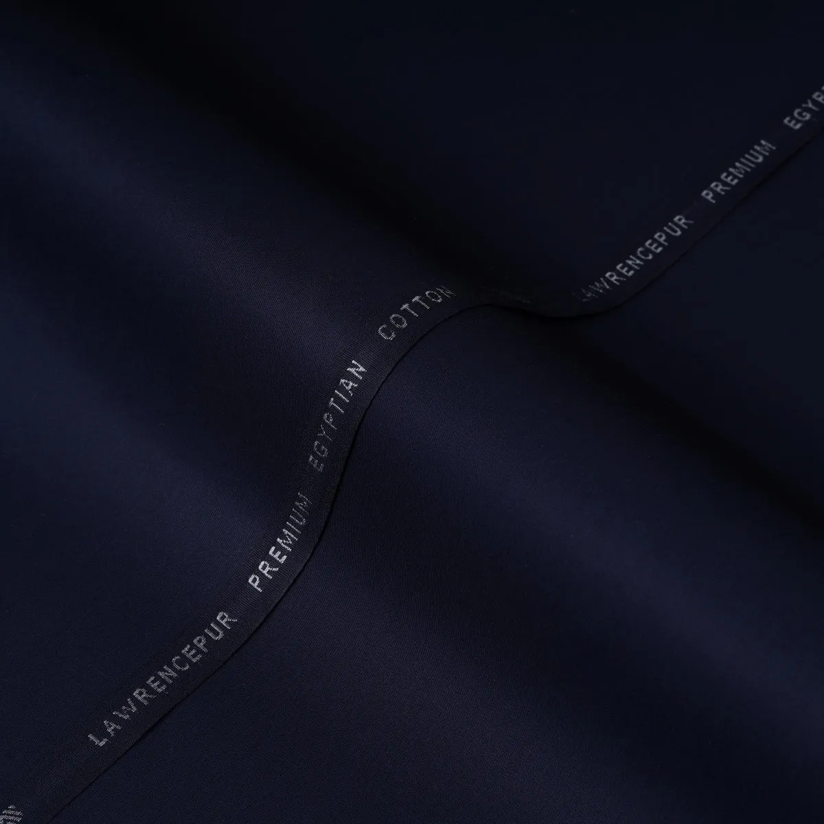 Plain Navy Blue, Premium Egyptian Cotton Shalwar Kameez Fabric