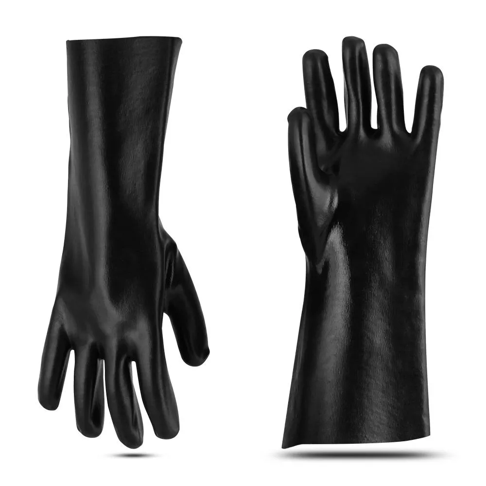 PVC Coated 14" - Chemical-Resistant Gloves - 1 Pair