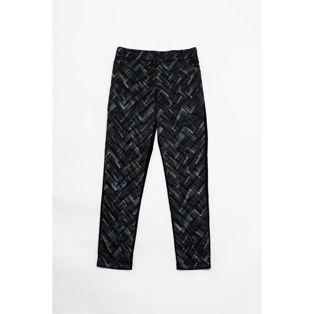 QUILTED CHEVRON PANTS