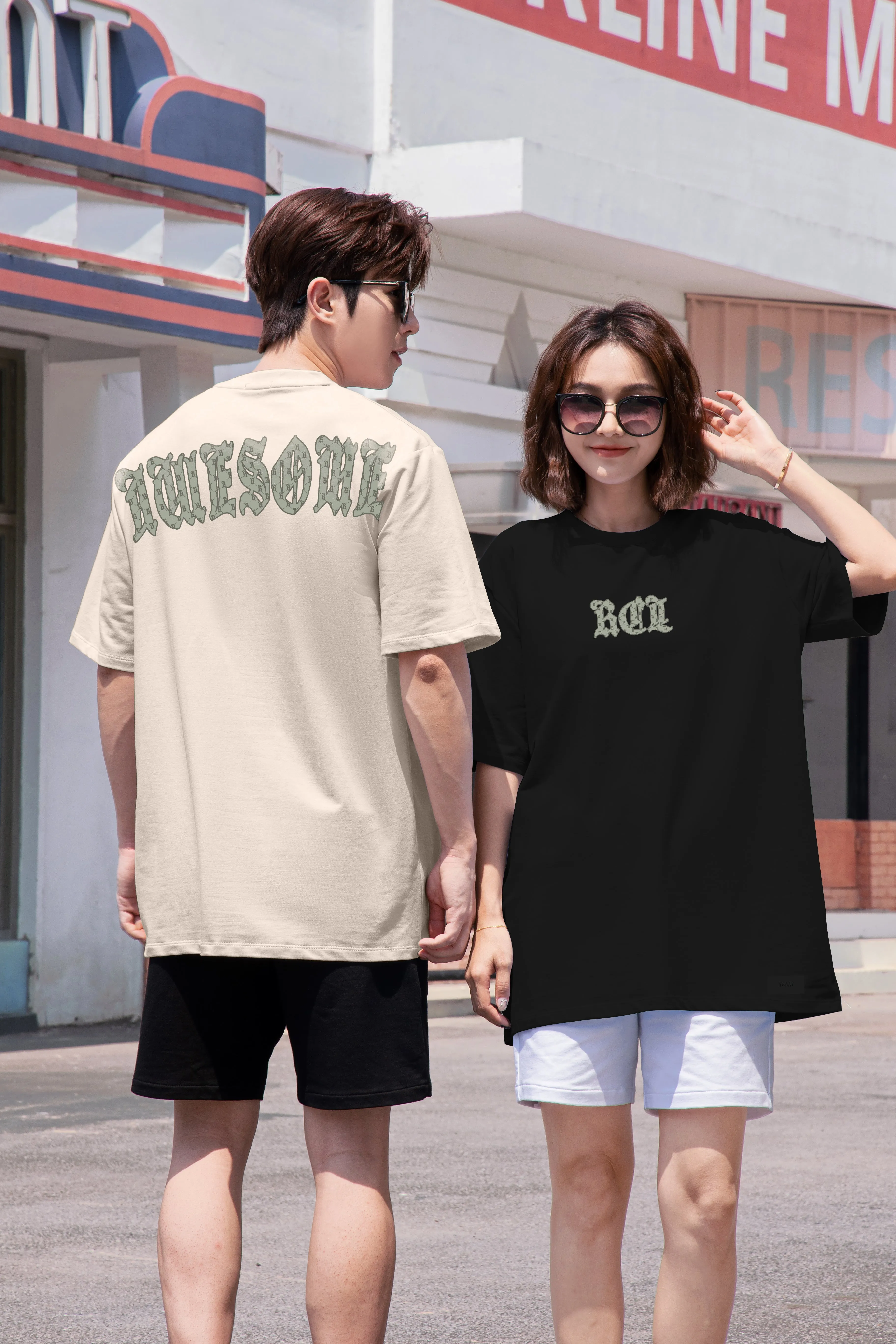 "RCL" 100% Cotton Oversized Tee 2745