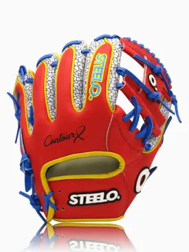 Red-Blue Cement ContourX™ Series Infielder's Glove - 11.50 Inch RHT