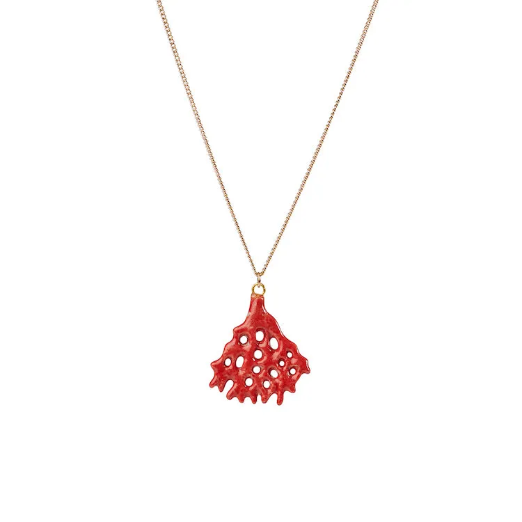 Red Coral Reef Necklace