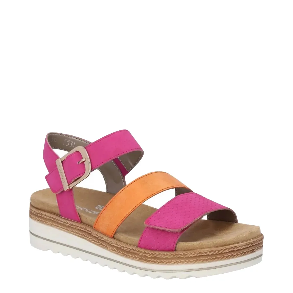 Remonte Women's Jocelyn 55 Sandal (Multi Pink)