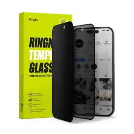 Ringke Privacy Glass Screen Protector for iPhone 15 Series