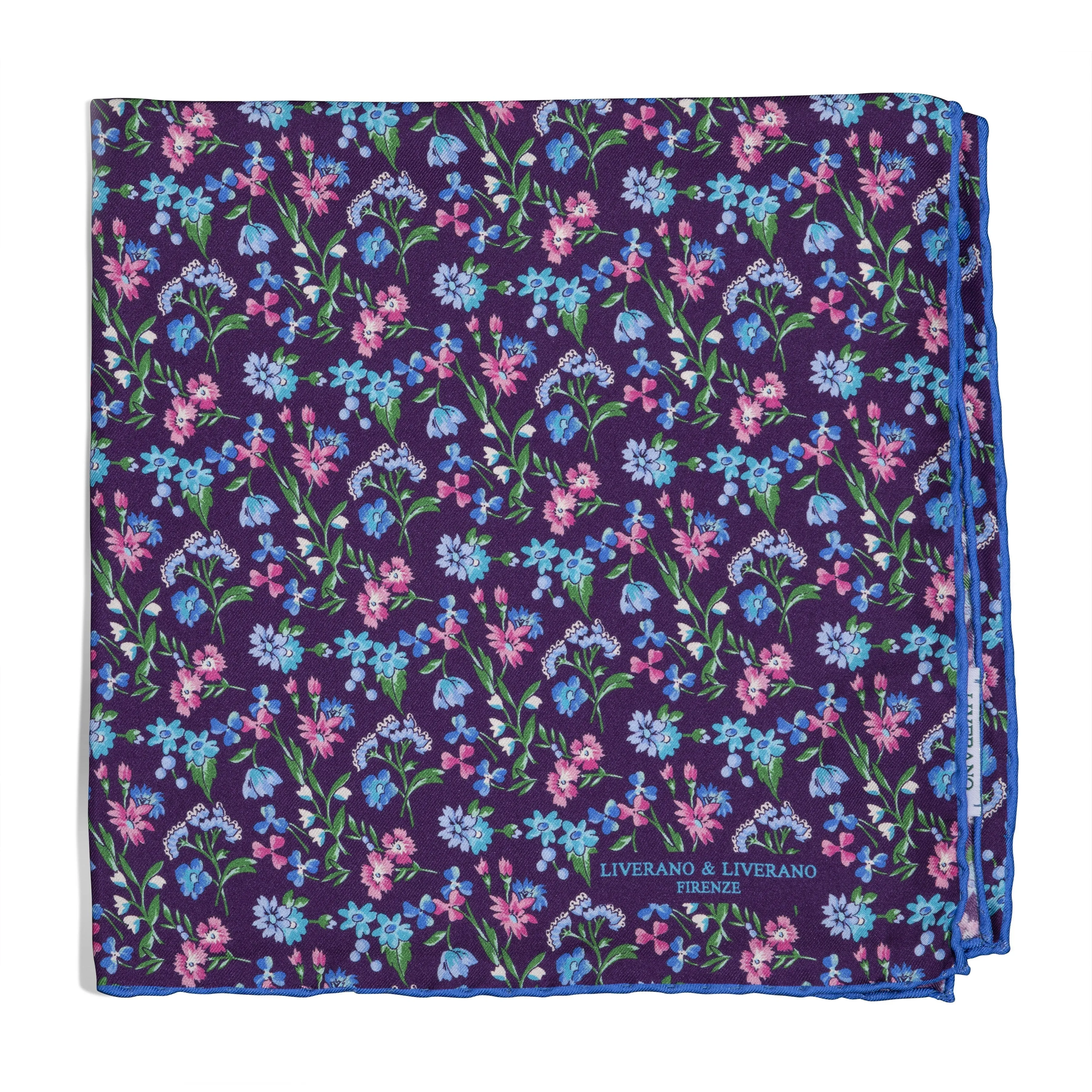 Silk Flower Pocket Square